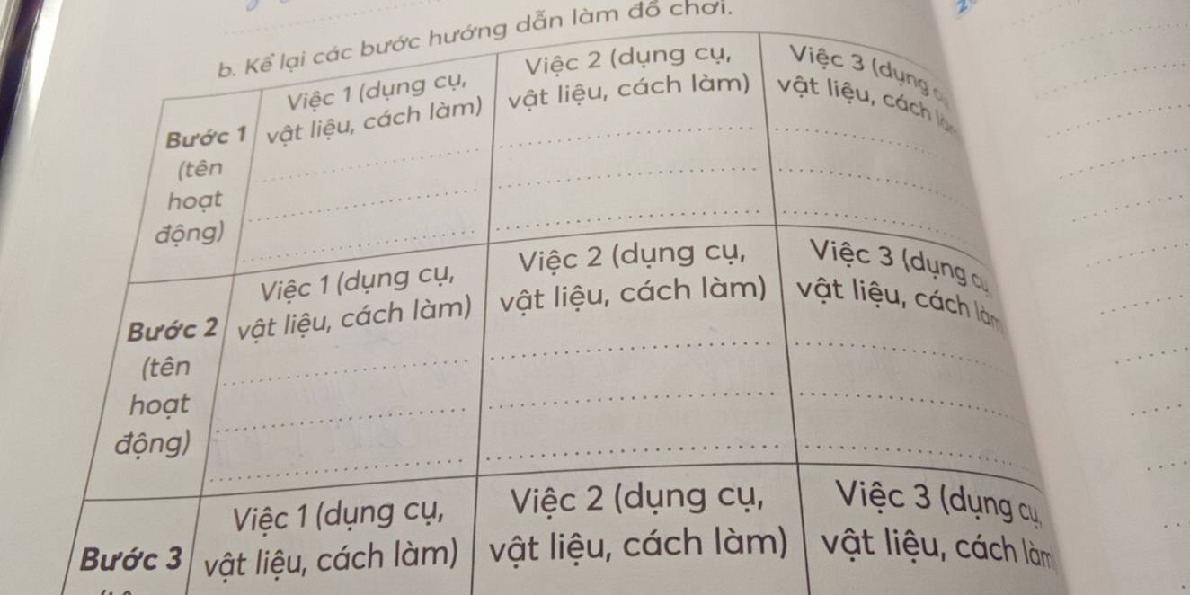 ng dẫn làm đổ chơi.