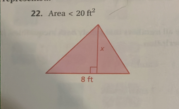 Are a <20ft^2