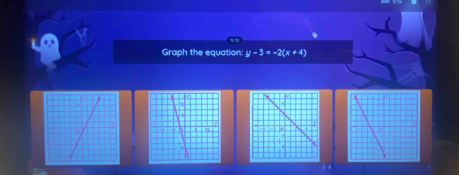 Graph the equation: y-3=-2(x+4)

I