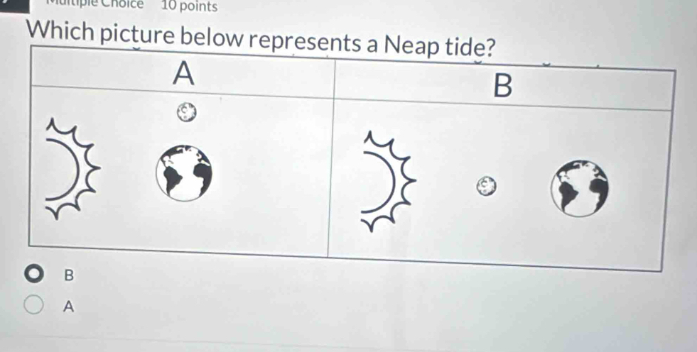 ciple Choice 10 points 
Which picture 
A