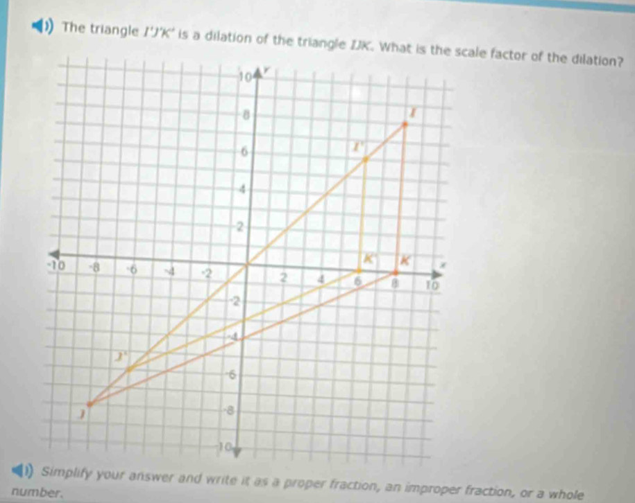 The triangle 1'J'K'
number.