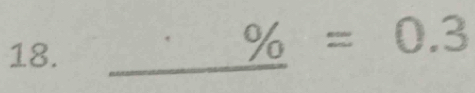 % =0.3