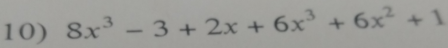 8x^3-3+2x+6x^3+6x^2+1