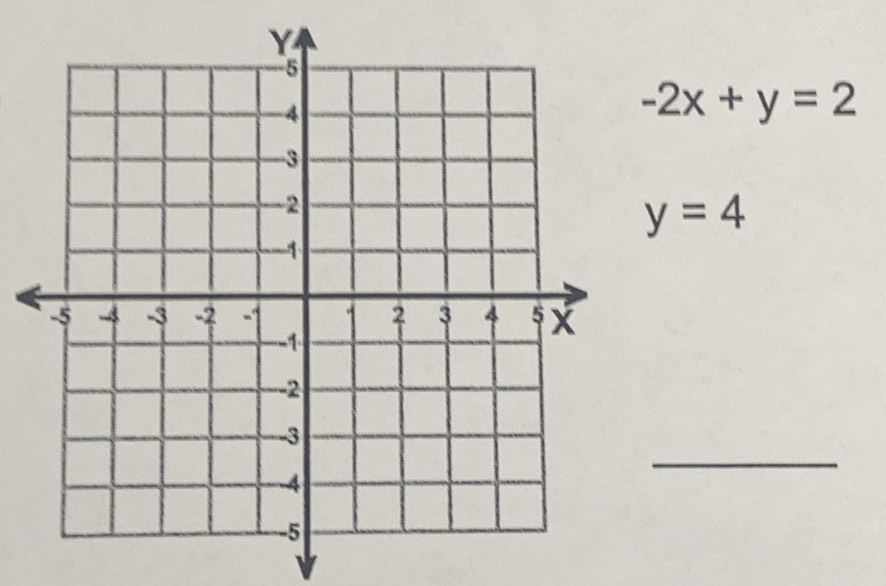 -2x+y=2
y=4
_