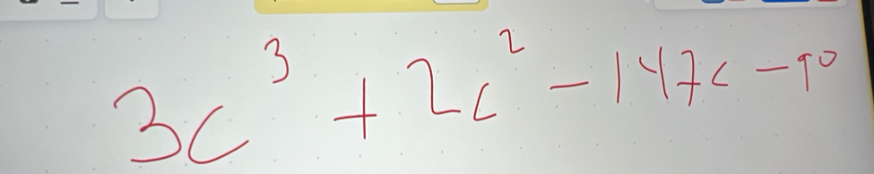 3c^3+2c^2-147c-10