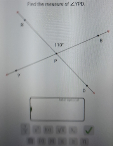 Find the measure of ∠ YPD.
8