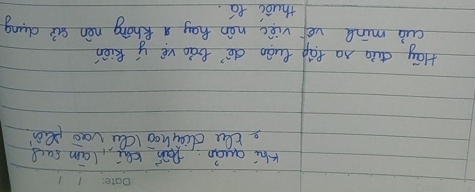 Khi quán: Deir thi, Iam sac 
e Llu diaihoa Qu vóo peàn 
Hay duio xa tàp tuán do bào ve y Rién 
cuò mind vef viec nǎn hay a khōng nén si dung 
thuài ¢á.