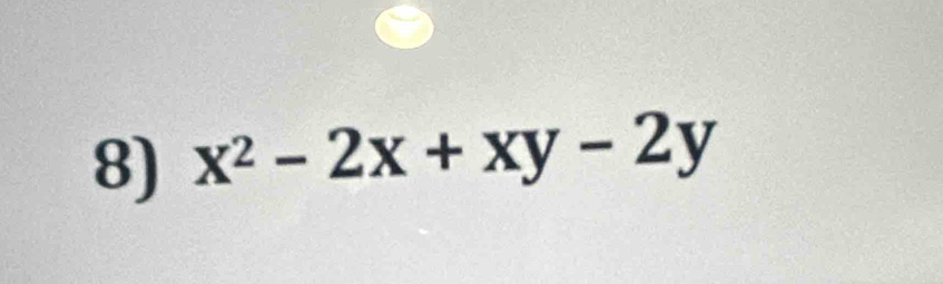 x^2-2x+xy-2y