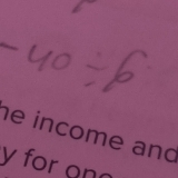 income and
y for on