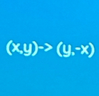 (x,y)^-3(y,-x)