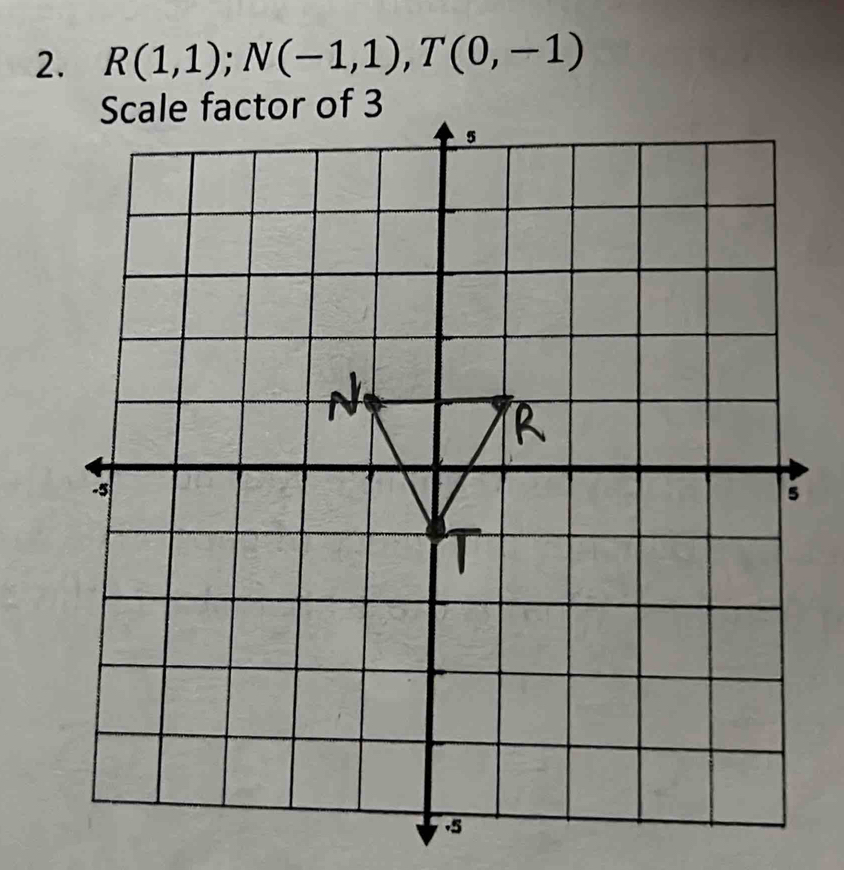 R(1,1); N(-1,1), T(0,-1)