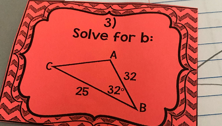 Solve for b:
a