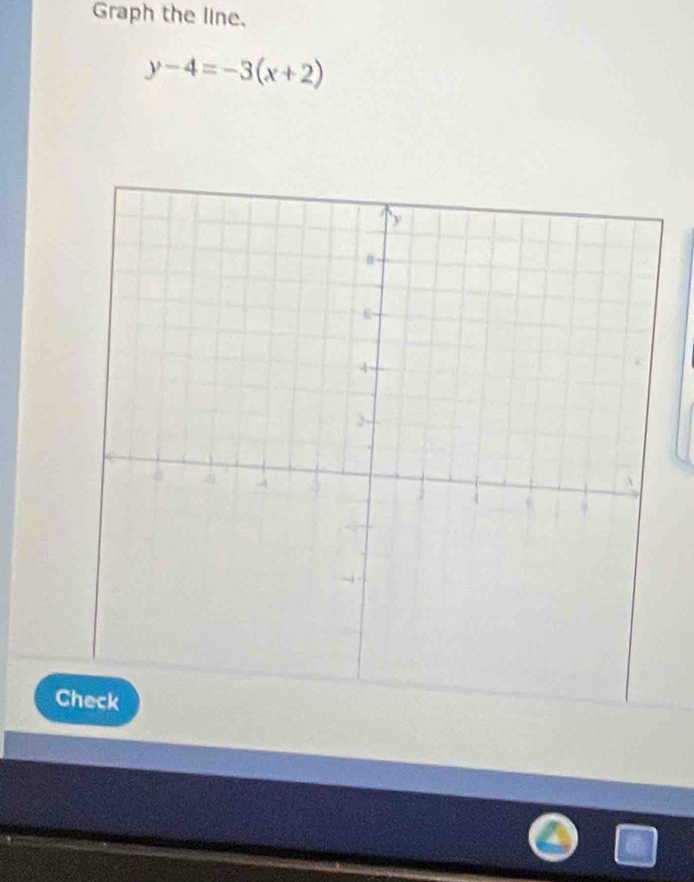 Graph the line,
y-4=-3(x+2)
C