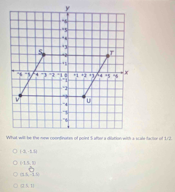 (-3,-1.5)
(-1.5,1)
(1.5,-1.5)
(2.5,1)