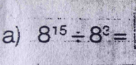 8^(15)/ 8^3=