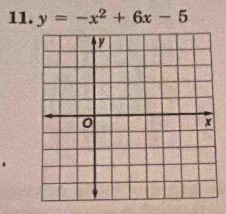 y=-x^2+6x-5