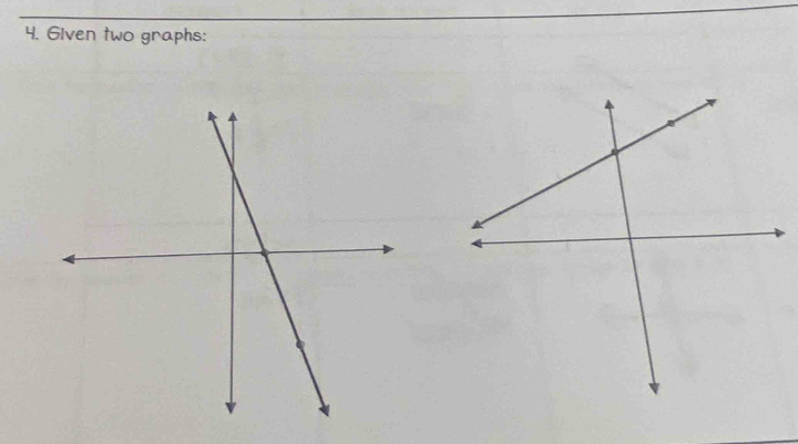 GIven two graphs: