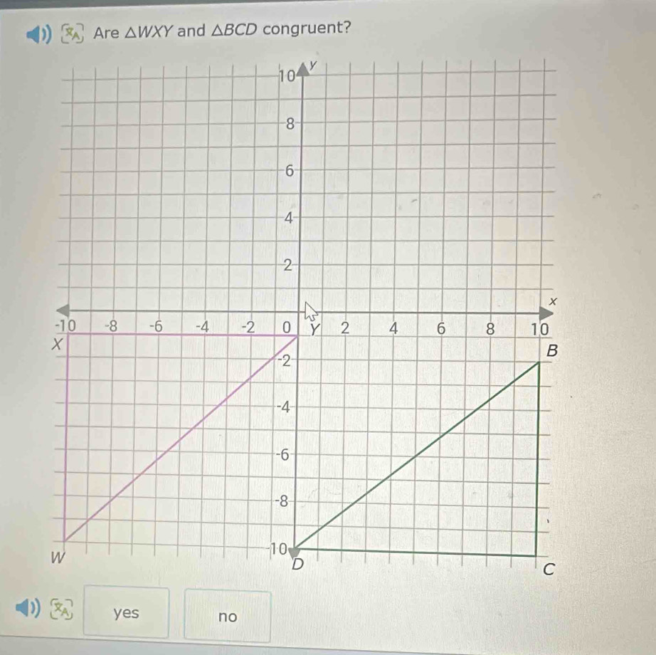 △ BCD
D)
yes
no