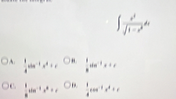 A: sin downarrow  1/8 sin^(-1)x+
C.  1/a sin^(-1)x^0+1 cos^(-1)