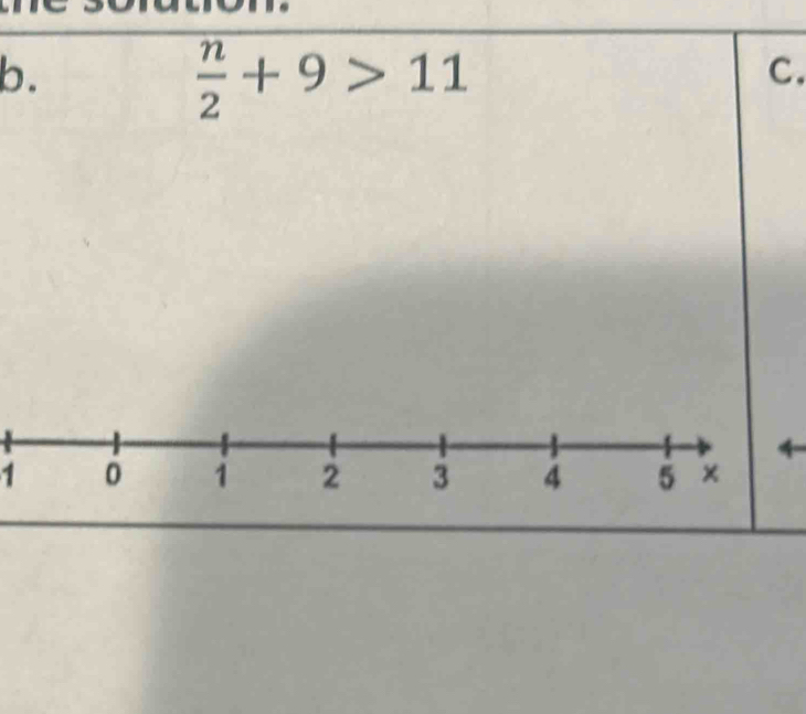  n/2 +9>11
C. 
1