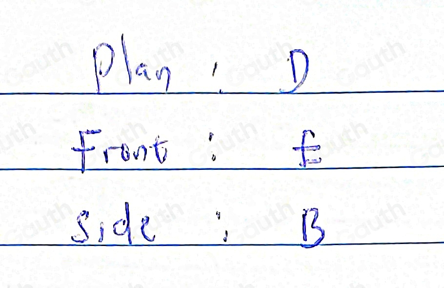Solved: Choose which option shows the plan, which option shows the ...