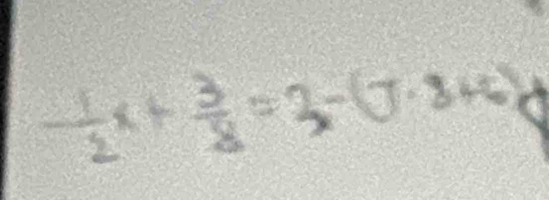 - 1/2 x+ 3/8 =2-(7.8+6)y