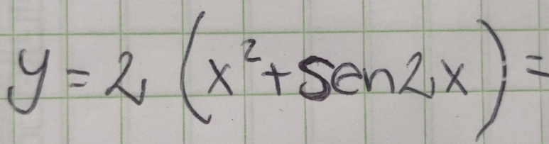 y=2(x^2+50n2x)=