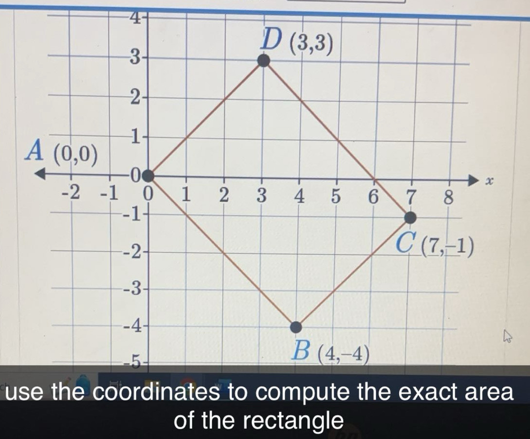 of the rectangle