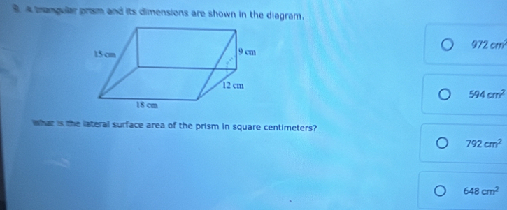 Solved: a tangular prom and its dimensions are shown in the diagram ...
