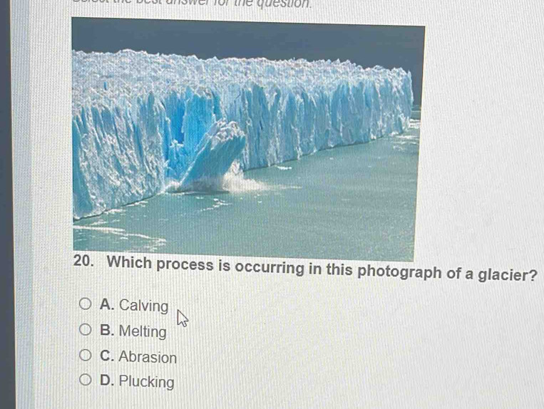 Solved: ver for the question. 20. Which process is occurring in this ...
