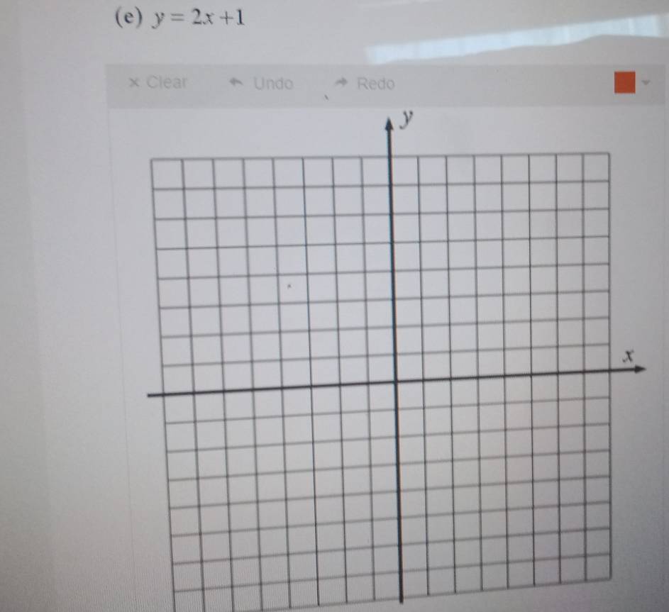 y=2x+1
× Clear Undo Redo