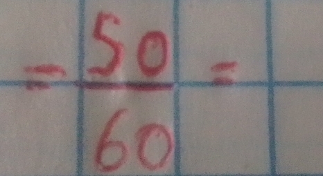 = 50/60 =