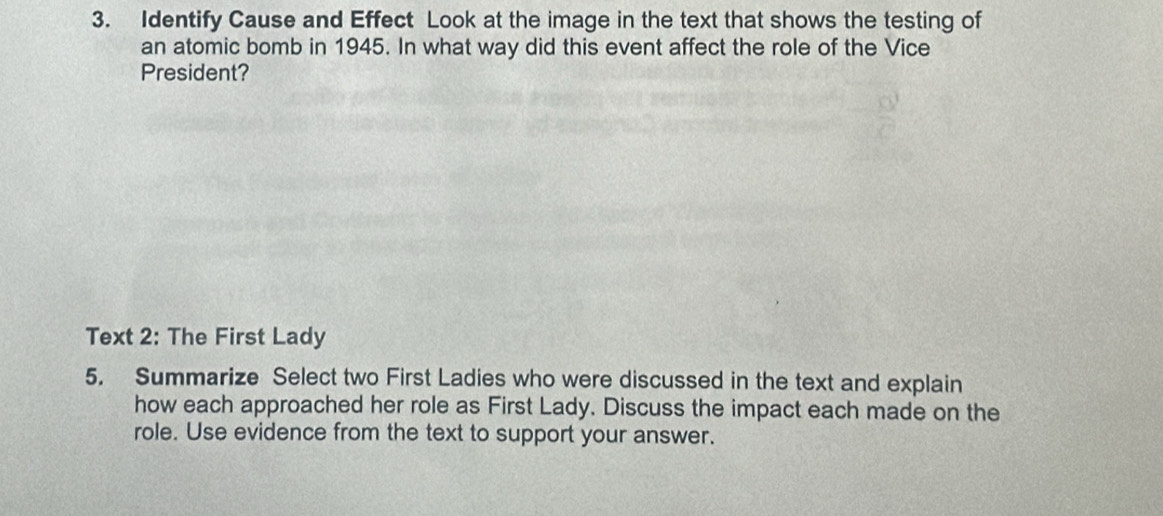 Solved: Identify Cause and Effect Look at the image in the text that ...