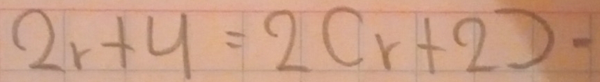 2x+4=2(x+2)-