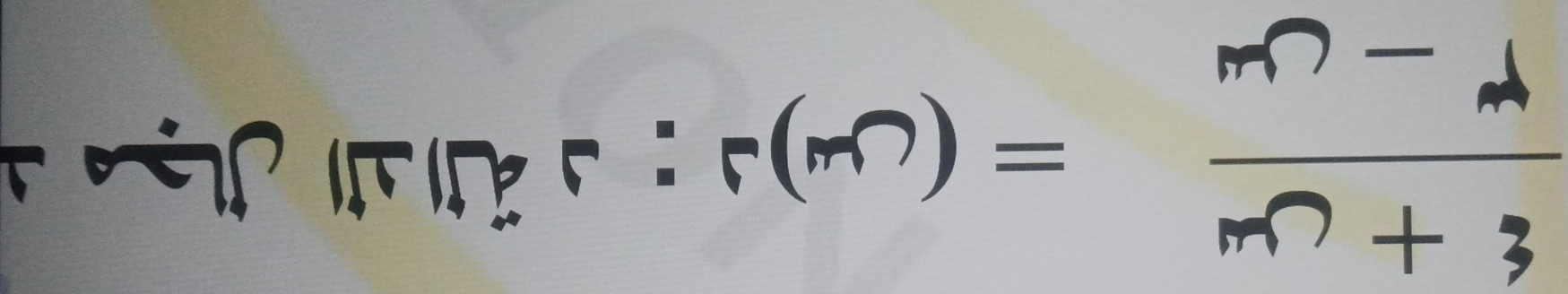 r(m)= (m-2)/m m^+3