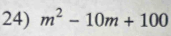 m^2-10m+100