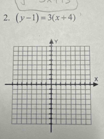 (y-1)=3(x+4)