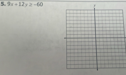 9x+12y≥ -60