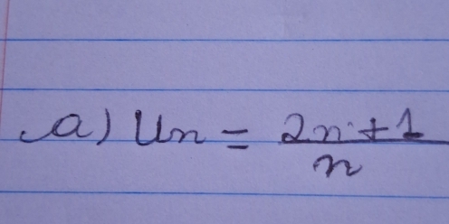 u_n= (2n+1)/n 