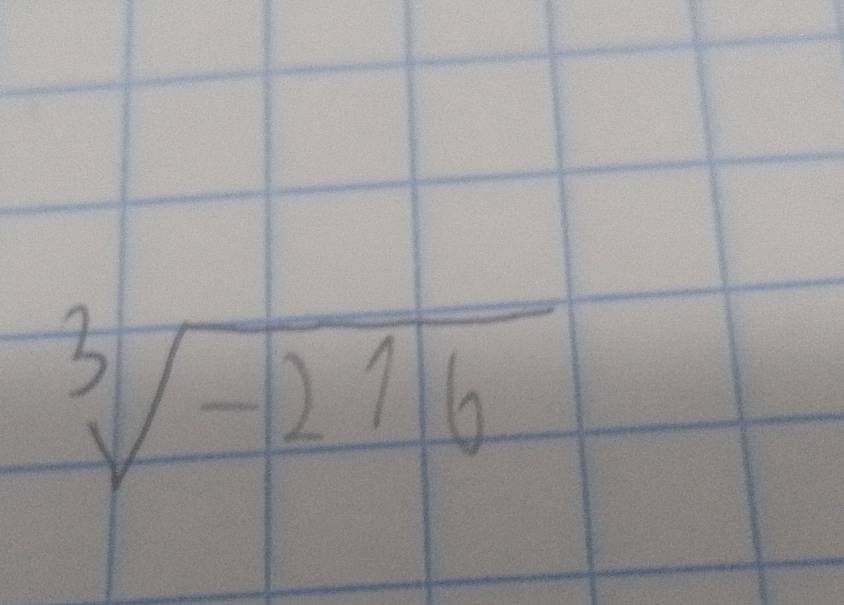 sqrt[3](-216)