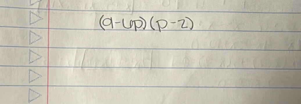 (a-6p)(p-2)