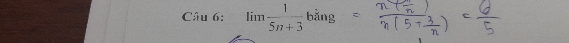 limlimits  1/5n+3 bang