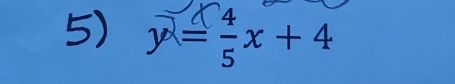 y=:x+4