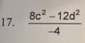  (8c^2-12d^2)/-4 