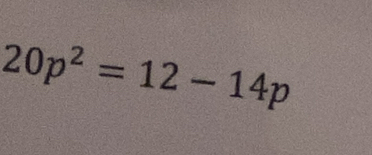 20p^2=12-14p