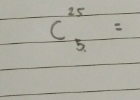 C^(25)_5=