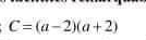 C=(a-2)(a+2)