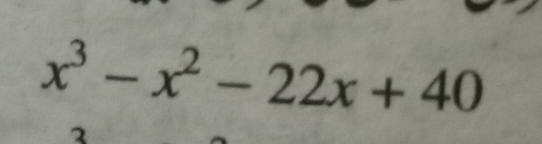 x^3-x^2-22x+40