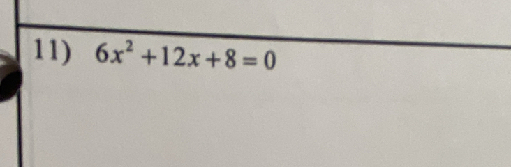 6x^2+12x+8=0