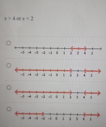 x>4 or x<2</tex>